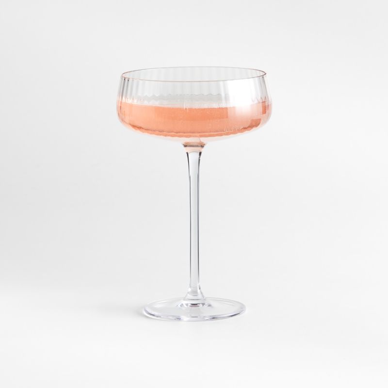 Plisse Fluted 9-Oz. Coupe Glass by Laura Kim - image 0 of 8