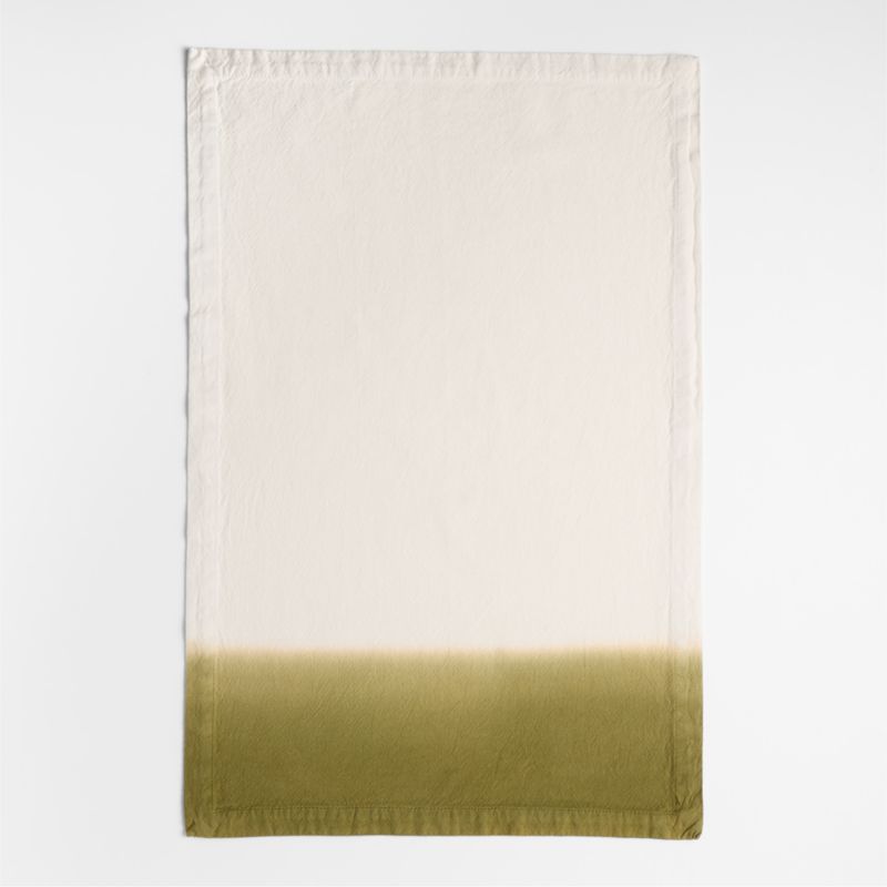 Dipped in Spinach and Striped Organic Cotton Kitchen Towels, Set of 2 by Laura Kim - image 2 of 4