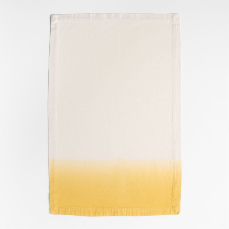 Dipped in Turmeric and Striped Organic Cotton Kitchen Towels, Set of 2 by Laura Kim - image 1 of 3