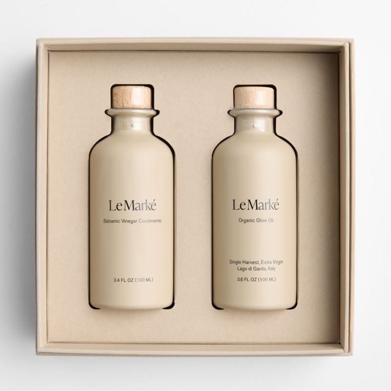 Le Marke Petite Tavola Organic Olive Oil + Balsamic Vinegar Gift Set - image 1 of 3