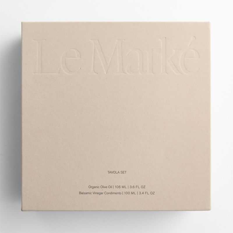Le Marke Petite Tavola Organic Olive Oil + Balsamic Vinegar Gift Set - image 2 of 3