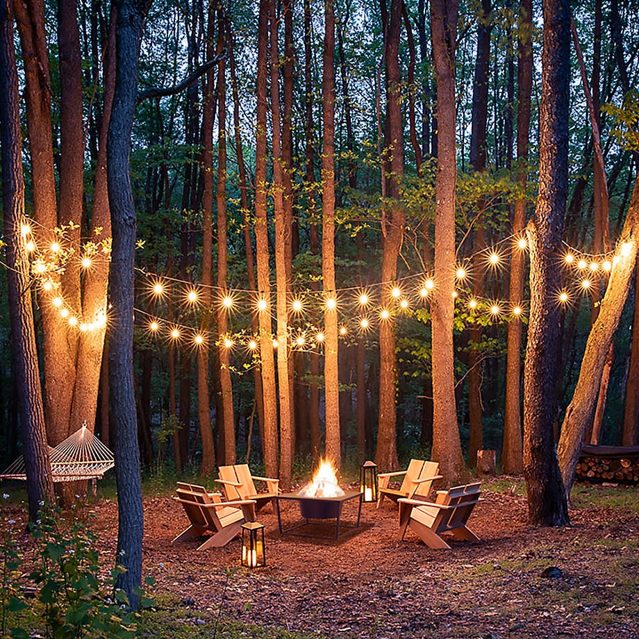 Globe Outdoor Patio String Lights + Reviews | Crate & Barrel