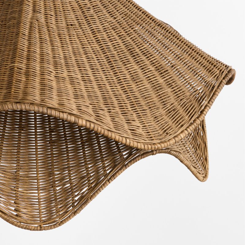 Lia Pendant Light with Dark Fiber Shade - image 6 of 12