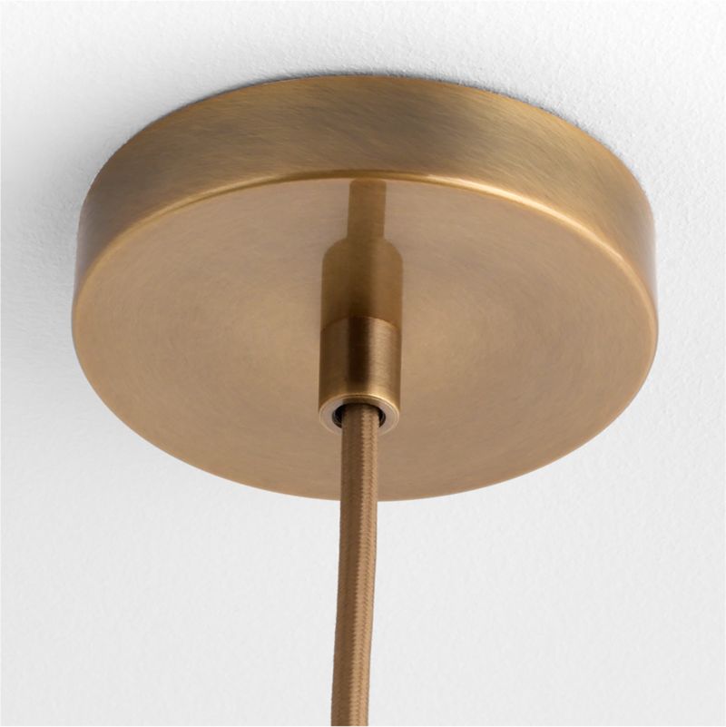 Lia Pendant Light with Dark Fiber Shade - image 7 of 12