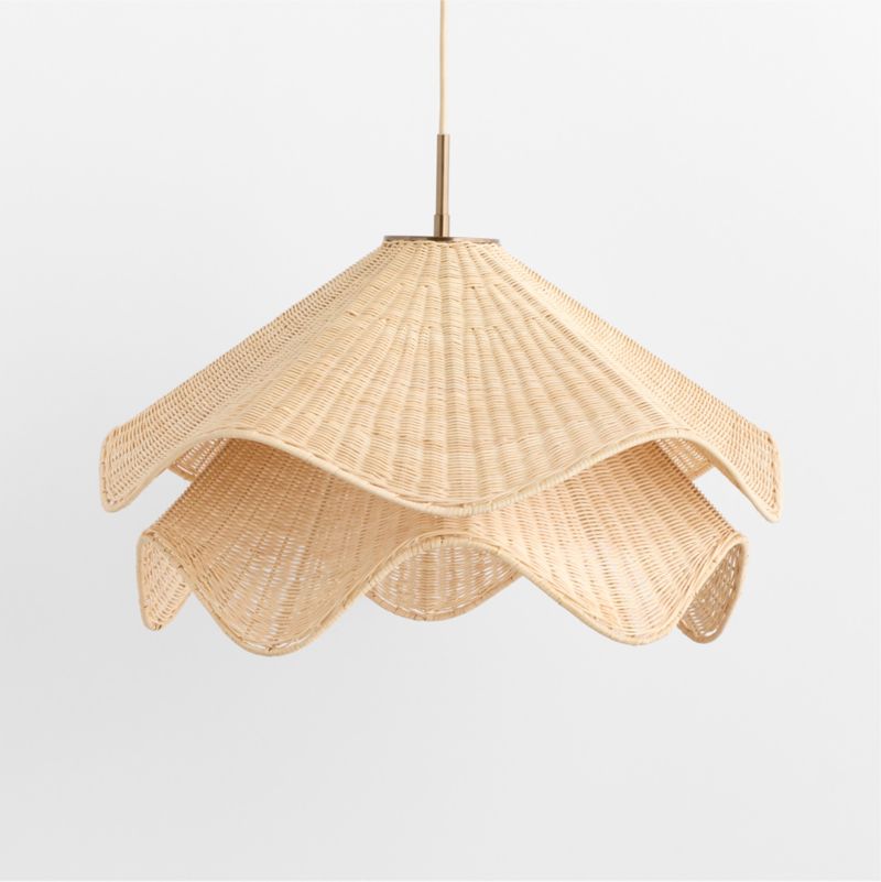 Lia Pendant Light with Light Fiber Shade - image 5 of 12