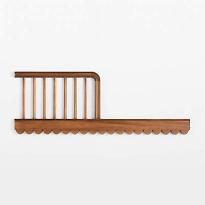 Crosby Antique Amber Wood Toddler Bed Rail by Sharland England