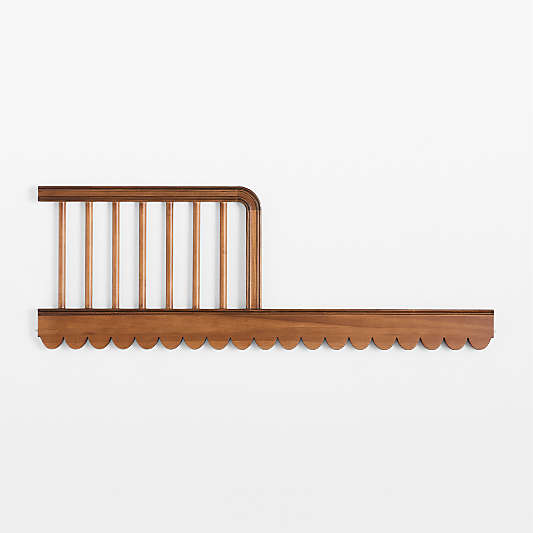Crosby Antique Amber Wood Toddler Bed Rail by Sharland England