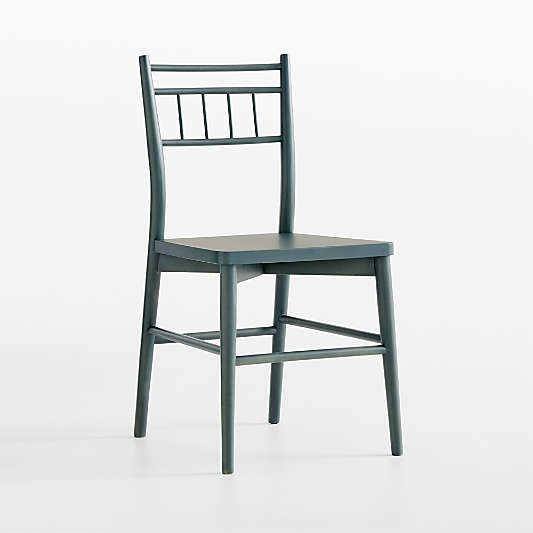 Jamieson Balsam Green Wood Kids Desk Chair by Sharland England