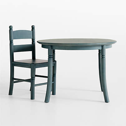 Jouer Balsam Green Wood Kids Play Table by Sharland England