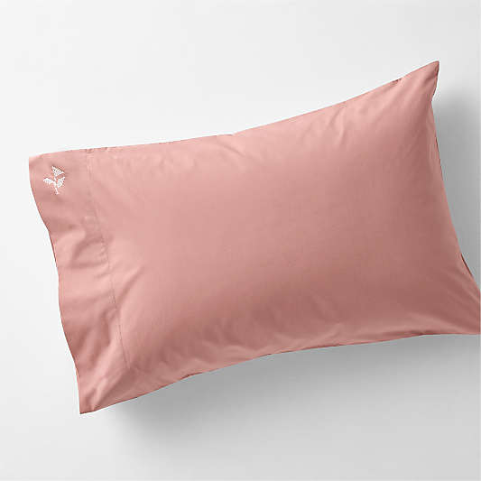 Lake House Cozy Cloud Heirloom Rose Organic Cotton Kids Pillowcase By Sharland England
