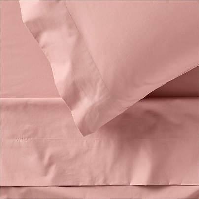 Lake House Cozy Cloud Heirloom Rose Organic Cotton Kids Sheet Set By Sharland England