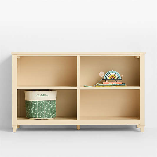 Soleil 50" Buttercream Wood Kids Bookcase by Sharland England