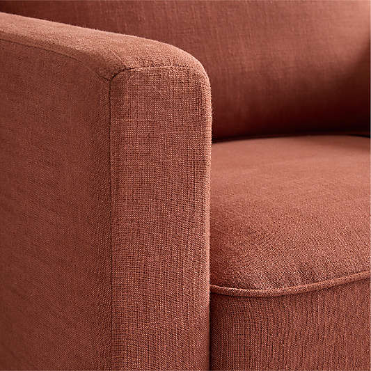Volant Rust Red Nursery Glider Chair by Sharland England