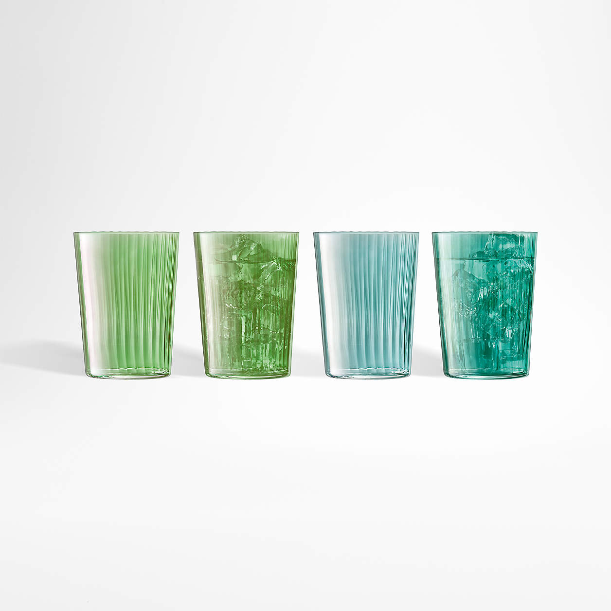 LSA Gems 19Oz. Jade Highball Glasses, Set of 4 + Reviews Crate & Barrel