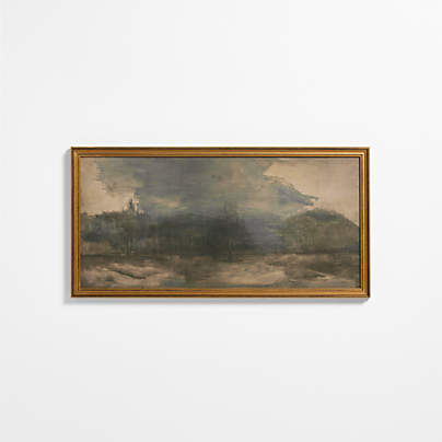 "Intermezzo" by Lillian Winkler 40"x20" Framed Wall Art Print