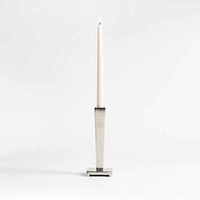 View La Linge Metal Candlestick Taper Candle Holder by Athena Calderone details
