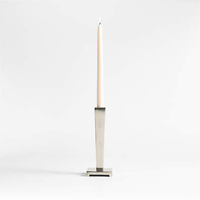 La Linge Metal Candlestick Taper Candle Holder by Athena Calderone