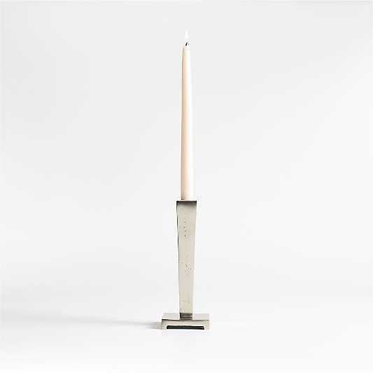 La Linge Metal Candlestick Taper Candle Holder by Athena Calderone