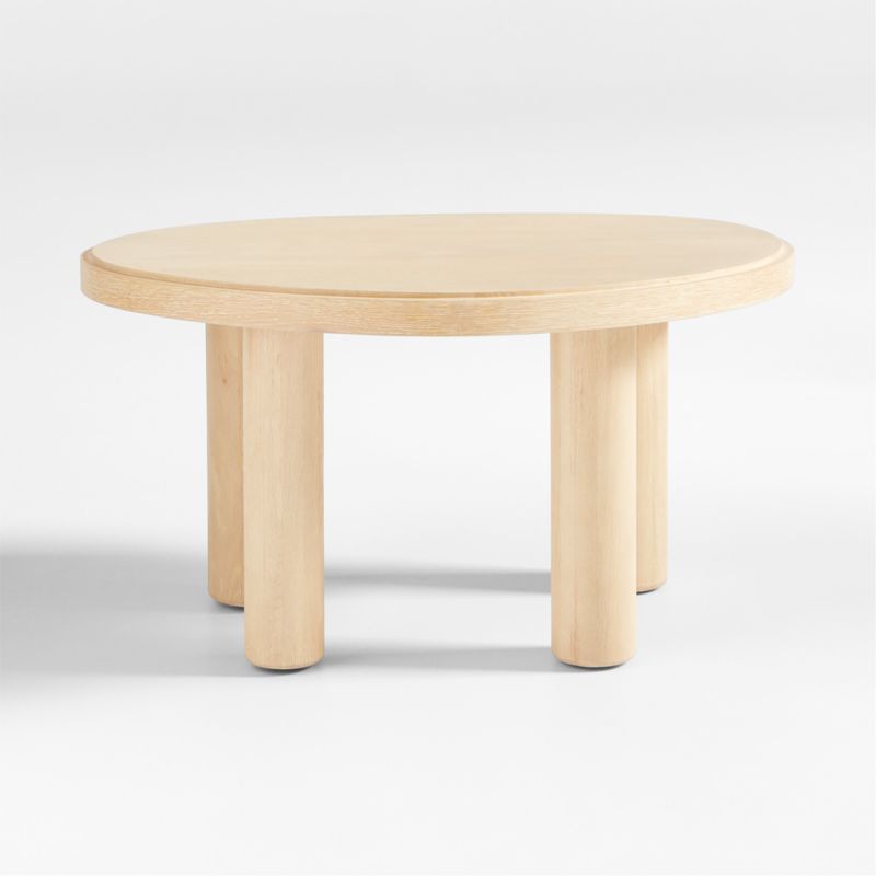 Lafayette Whitewashed Wood Charging Nightstand