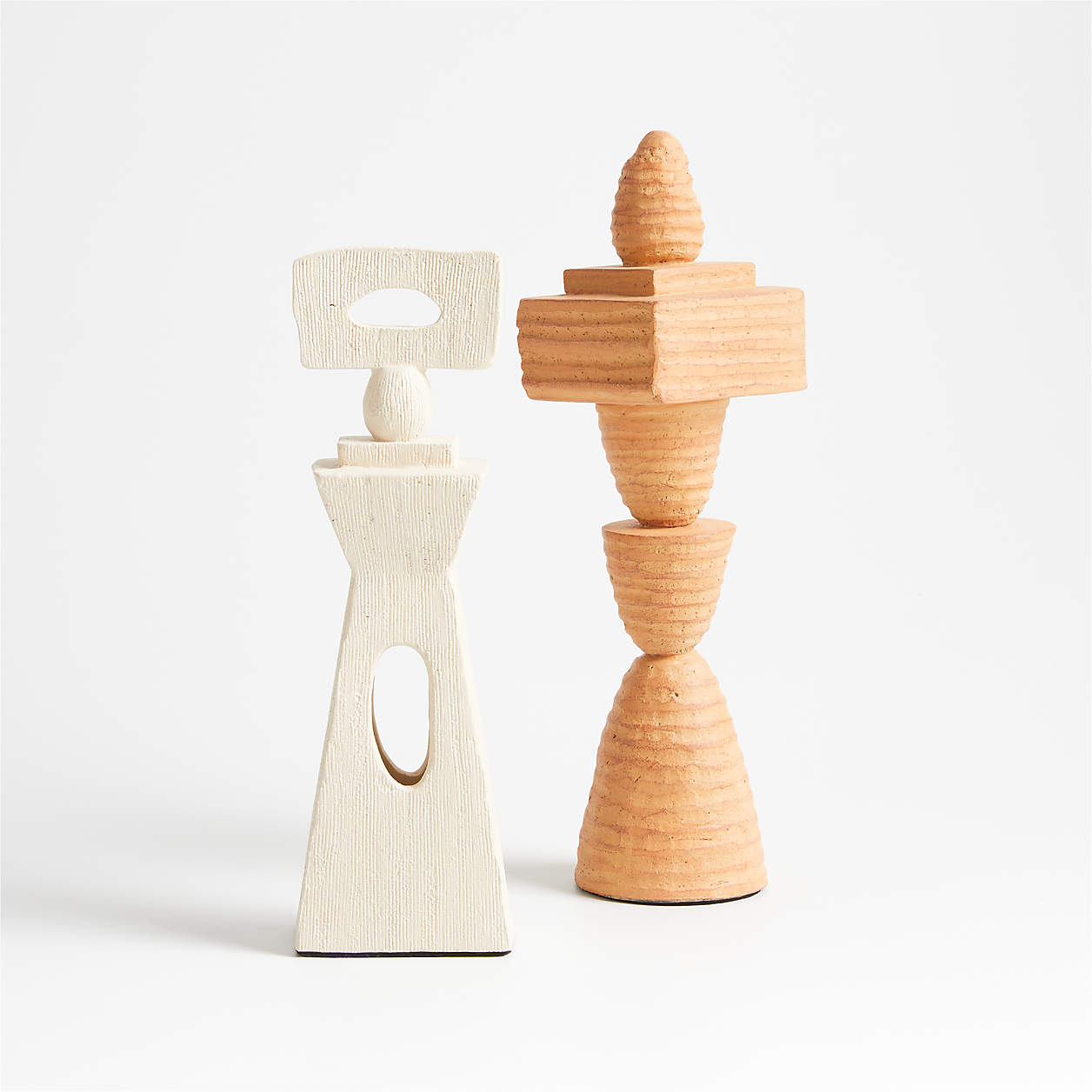 La Struttura Terracotta Sculptures by Athena Calderone | Crate & Barrel