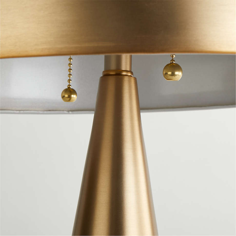 Lachlin Brass Mushroom Table Desk Lamp + Reviews