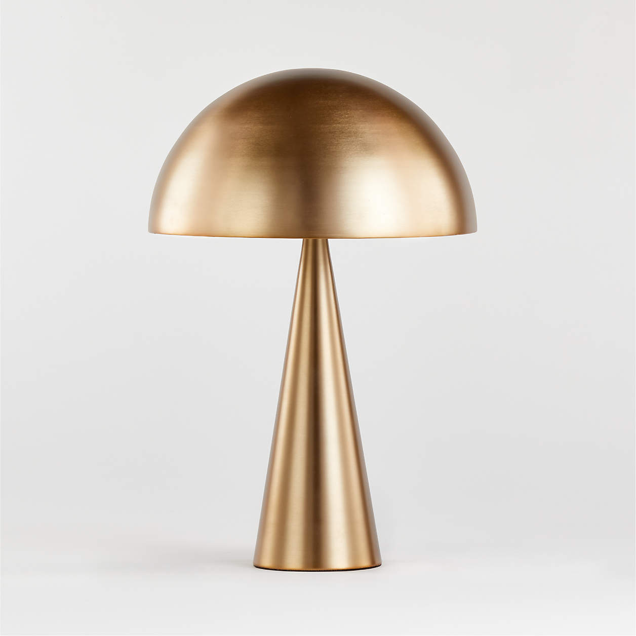 Lachlin Brass Mushroom Table Desk Lamp + Reviews Crate & Barrel Canada