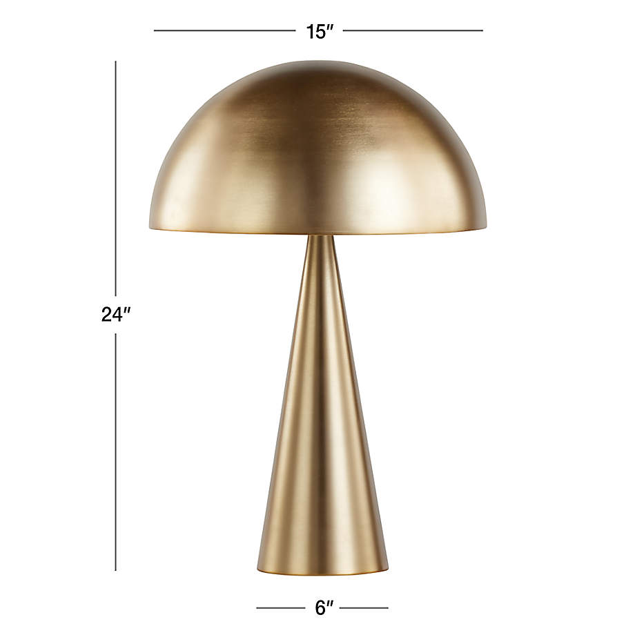 Isla Brass Triangle Table Lamp, Set of 2 + Reviews