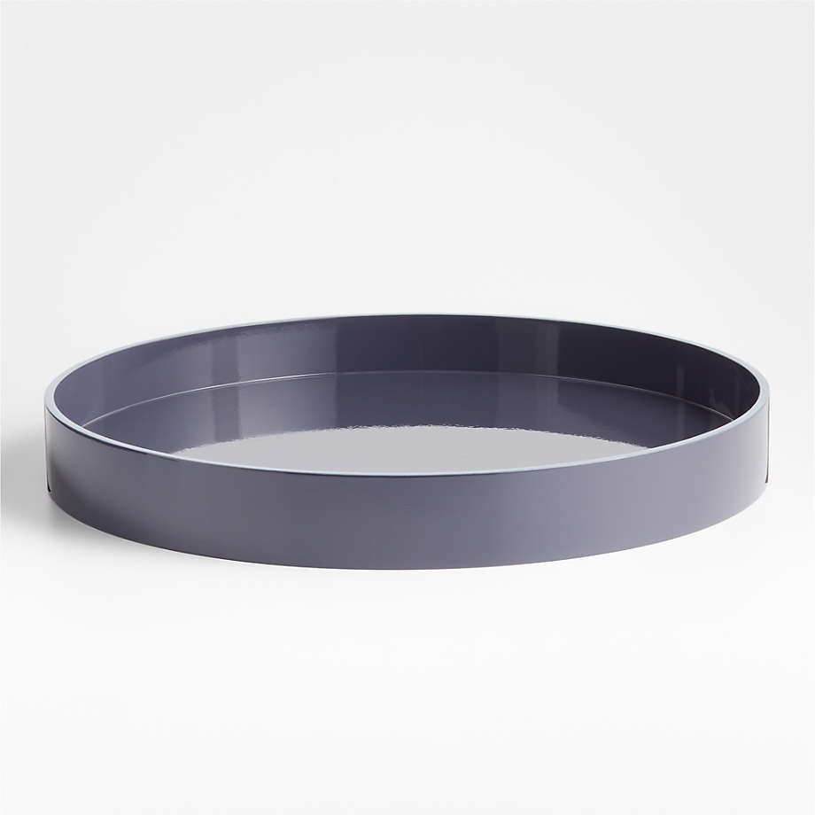 Lacquer Serving Trays - Round