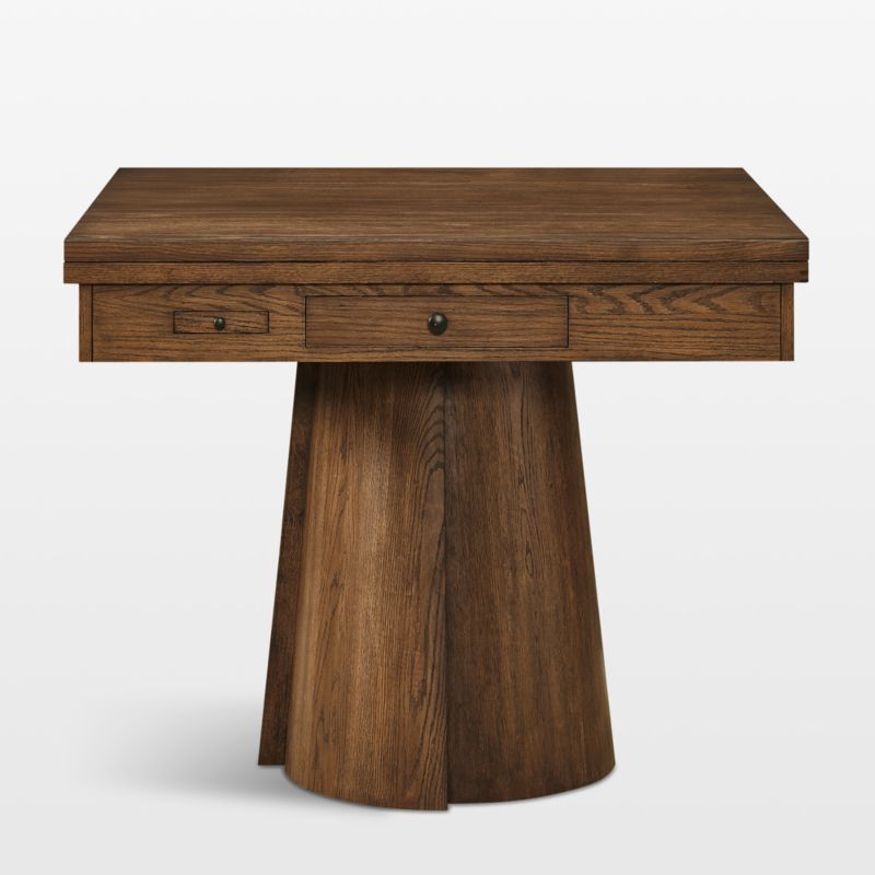 Ladera 40" Oak Wood Mahjong and Game Table - image 8 of 9