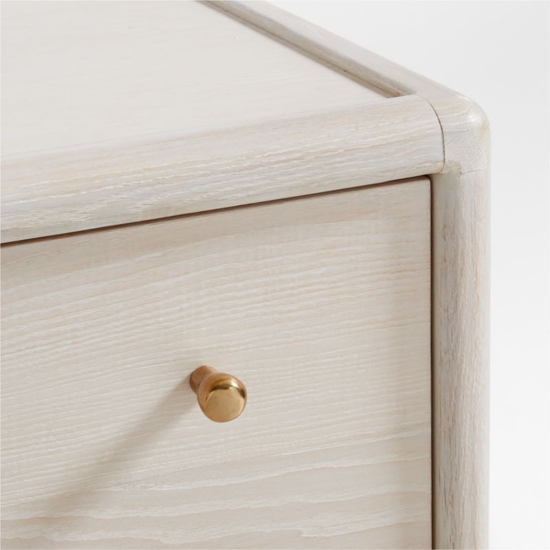 Lafayette Whitewashed Wood 9-Drawer Dresser - image 6 of 7