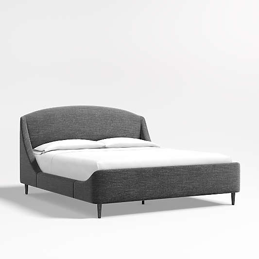 Lafayette Charcoal Grey Upholstered California King Bed