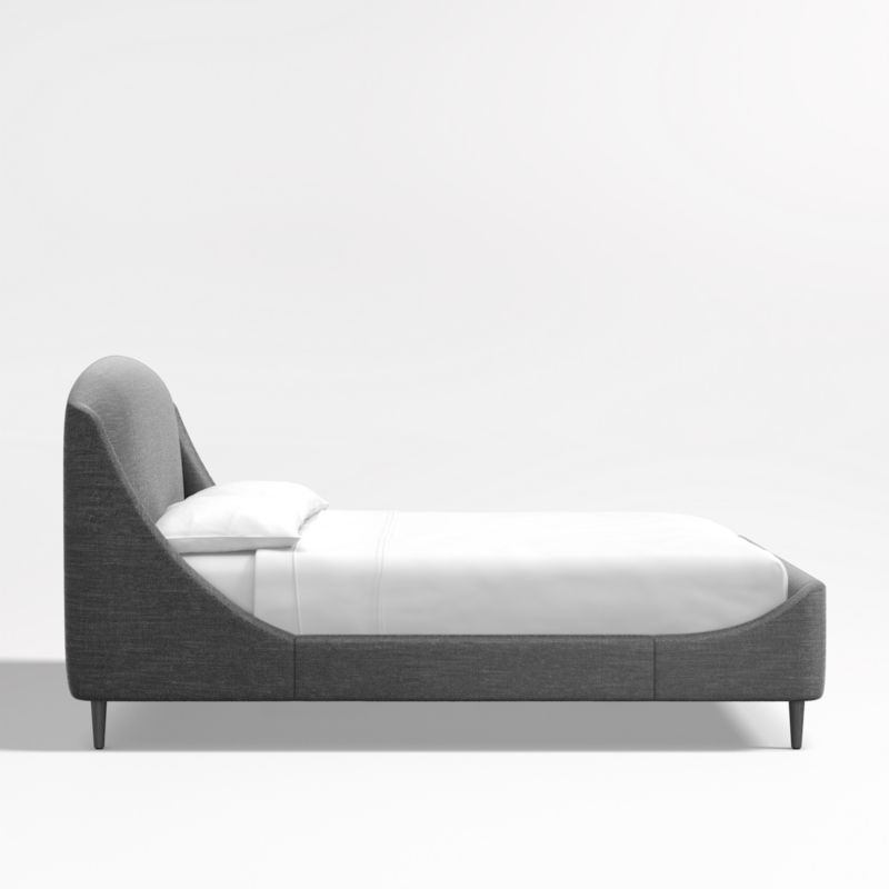 Lafayette Charcoal Grey Upholstered California King Bed