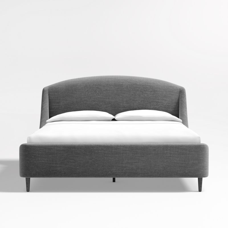 Lafayette Charcoal Grey Upholstered California King Bed