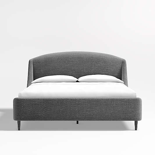 Lafayette Charcoal Grey Upholstered California King Bed