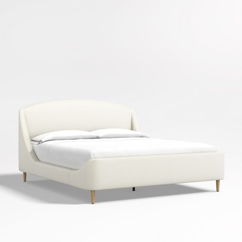 Lafayette Ivory Upholstered California King Bed - image 3 of 11