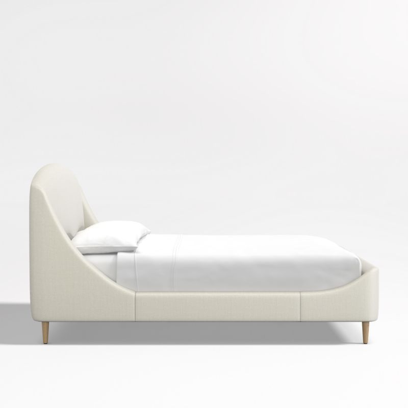 Lafayette Ivory Upholstered California King Bed - image 4 of 11