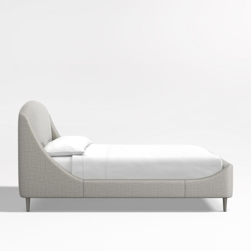 Lafayette Mist Grey Upholstered California King Bed