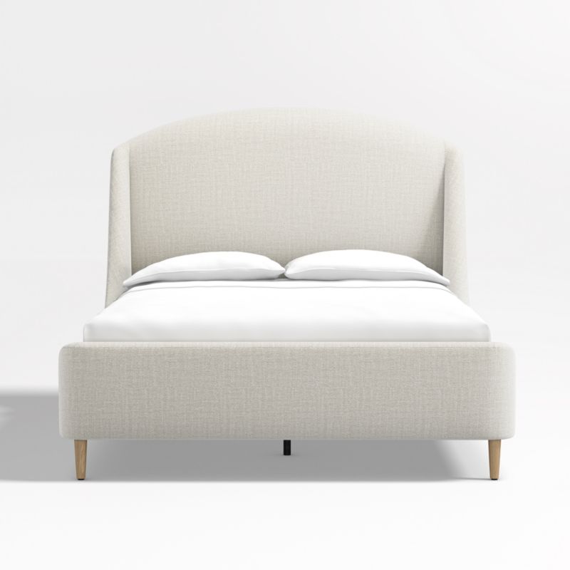Lafayette Natural Upholstered Tall Queen Bed