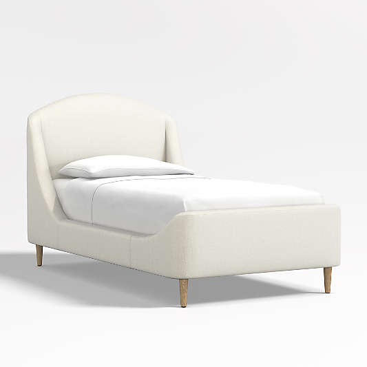 Lafayette Ivory Upholstered Twin Bed