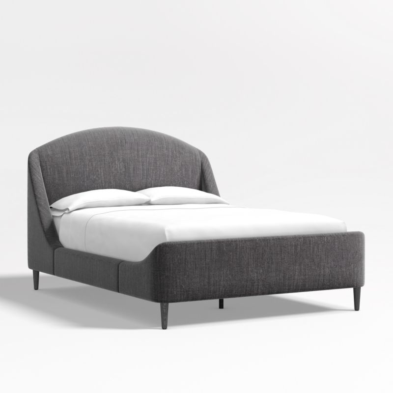 Lafayette Charcoal Grey Upholstered Full Bed