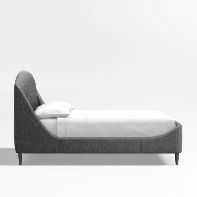 Lafayette Charcoal Grey Upholstered Full Bed