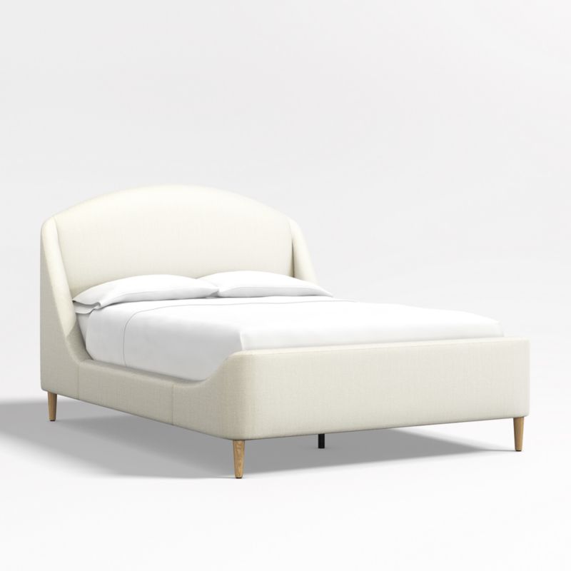 Lafayette Ivory Upholstered Full Bed - image 3 of 11