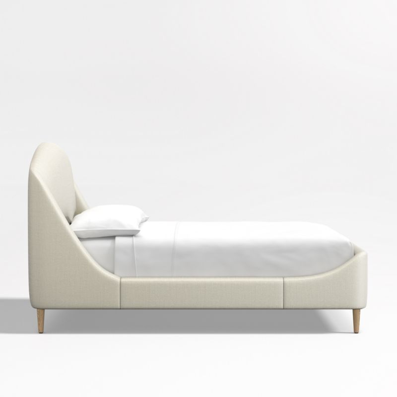 Lafayette Ivory Upholstered Full Bed - image 4 of 11