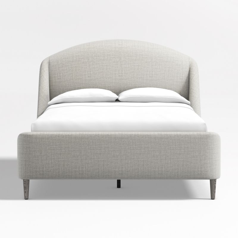 Lafayette Mist Grey Upholstered Full Bed