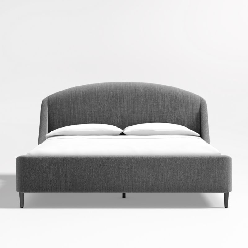 Lafayette Charcoal Grey Upholstered King Bed