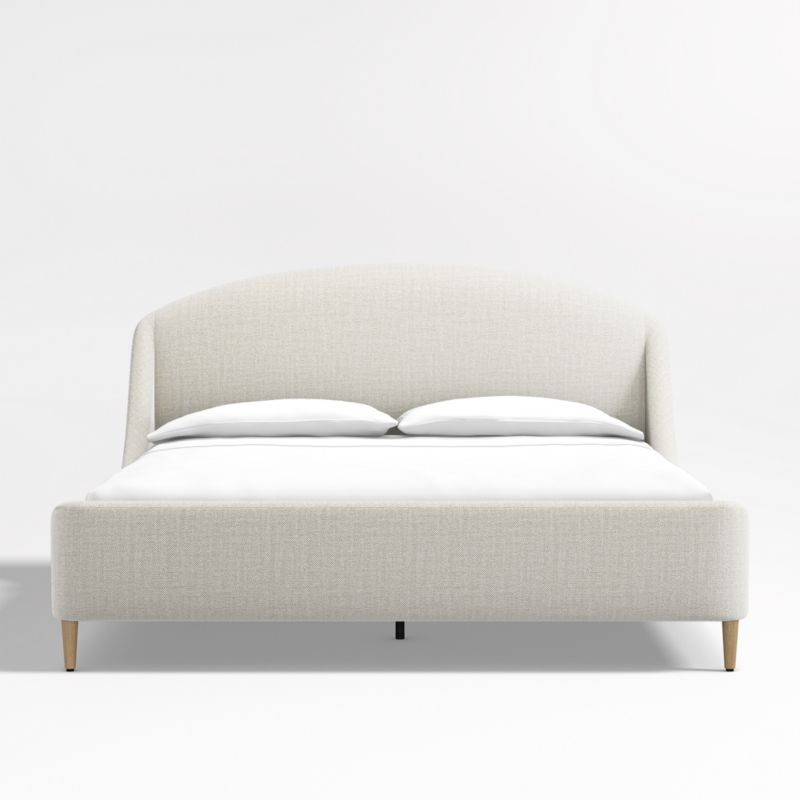 Lafayette Natural Beige Upholstered King Bed - image 0 of 16