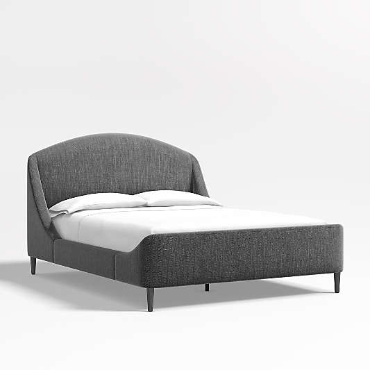 Lafayette Charcoal Grey Upholstered King Bed