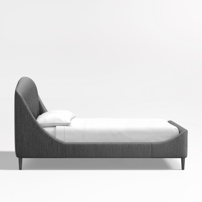 Lafayette Charcoal Grey Upholstered King Bed - image 4 of 9