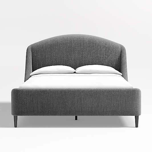 Lafayette Charcoal Grey Upholstered California King Bed