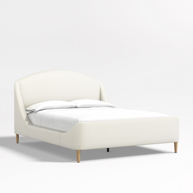 Lafayette Ivory Upholstered Full Bed - image 7 of 11